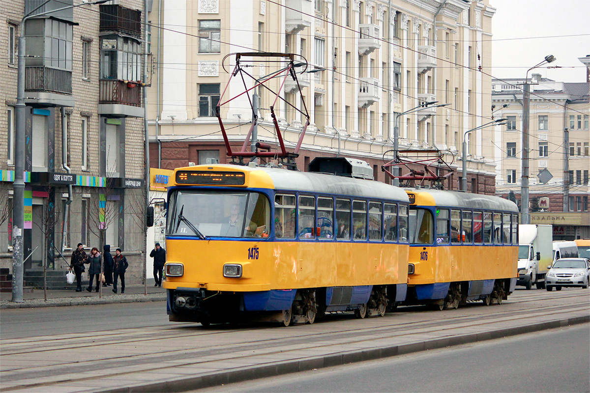 Dnipro, Tatra T4D-M1 № 1475 Dnipro, Tatra T4D-M1 № 1475