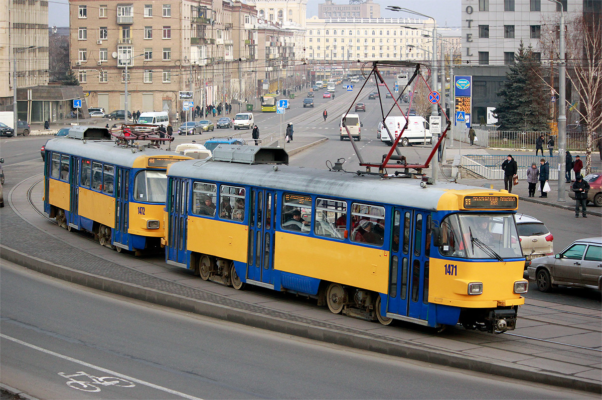 Dnipro, Tatra T4D-M1 # 1471 Dnipro, Tatra T4D-M1 # 1471