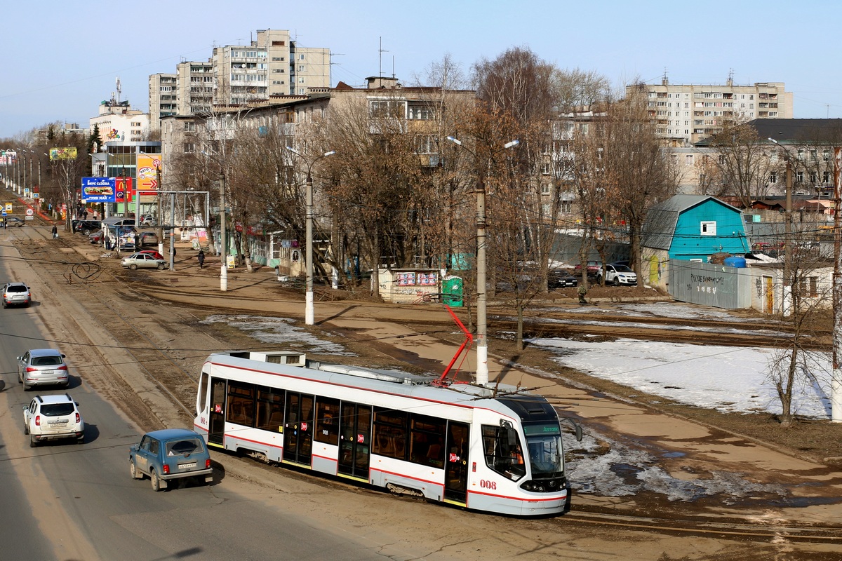 Тверь, 71-911 «City Star» № 008; Тверь — Трамвайные конечные станции и разворотные кольца