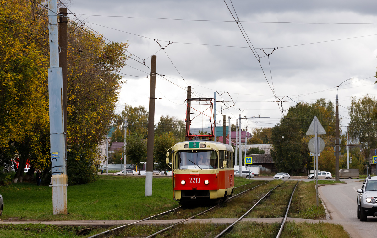 Ижевск, Tatra T3SU (двухдверная) № 2213