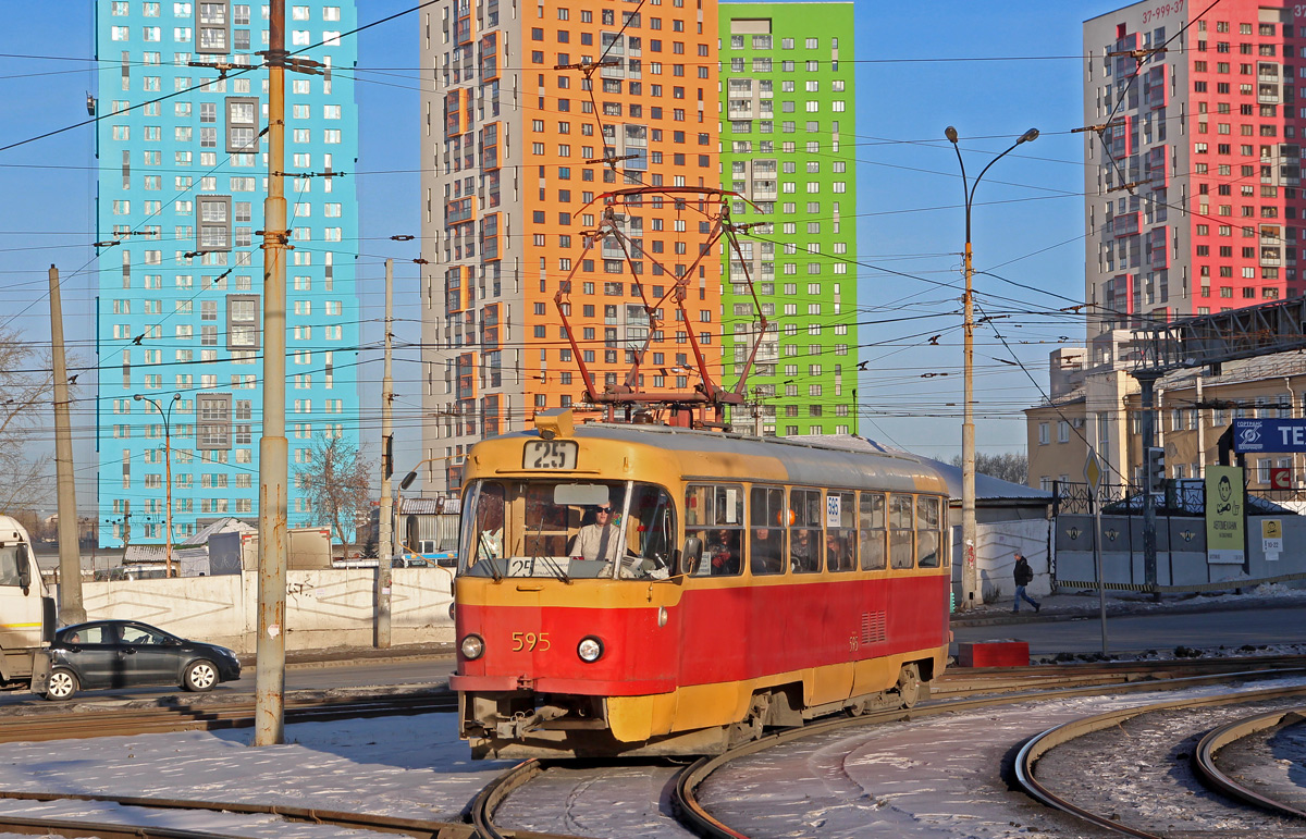 Екатеринбург, Tatra T3SU № 595