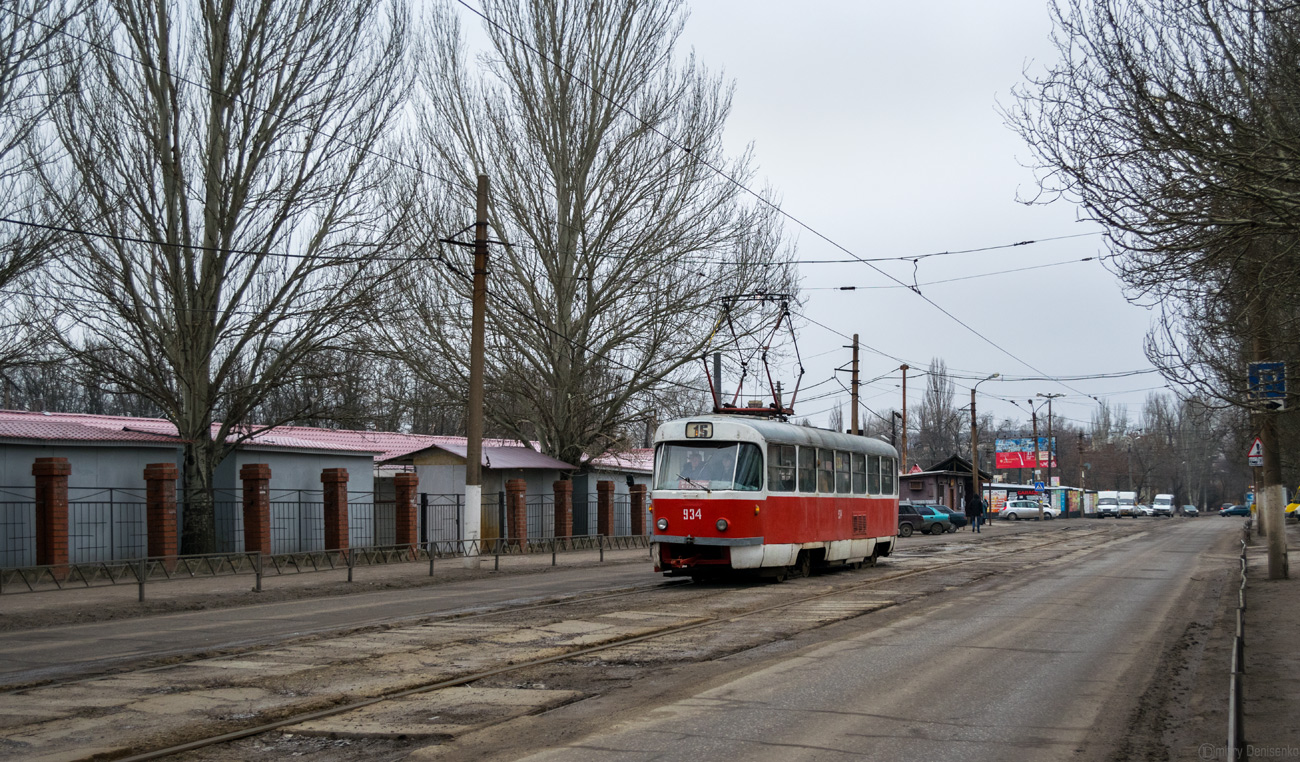 Донецк, Tatra T3SU № 934
