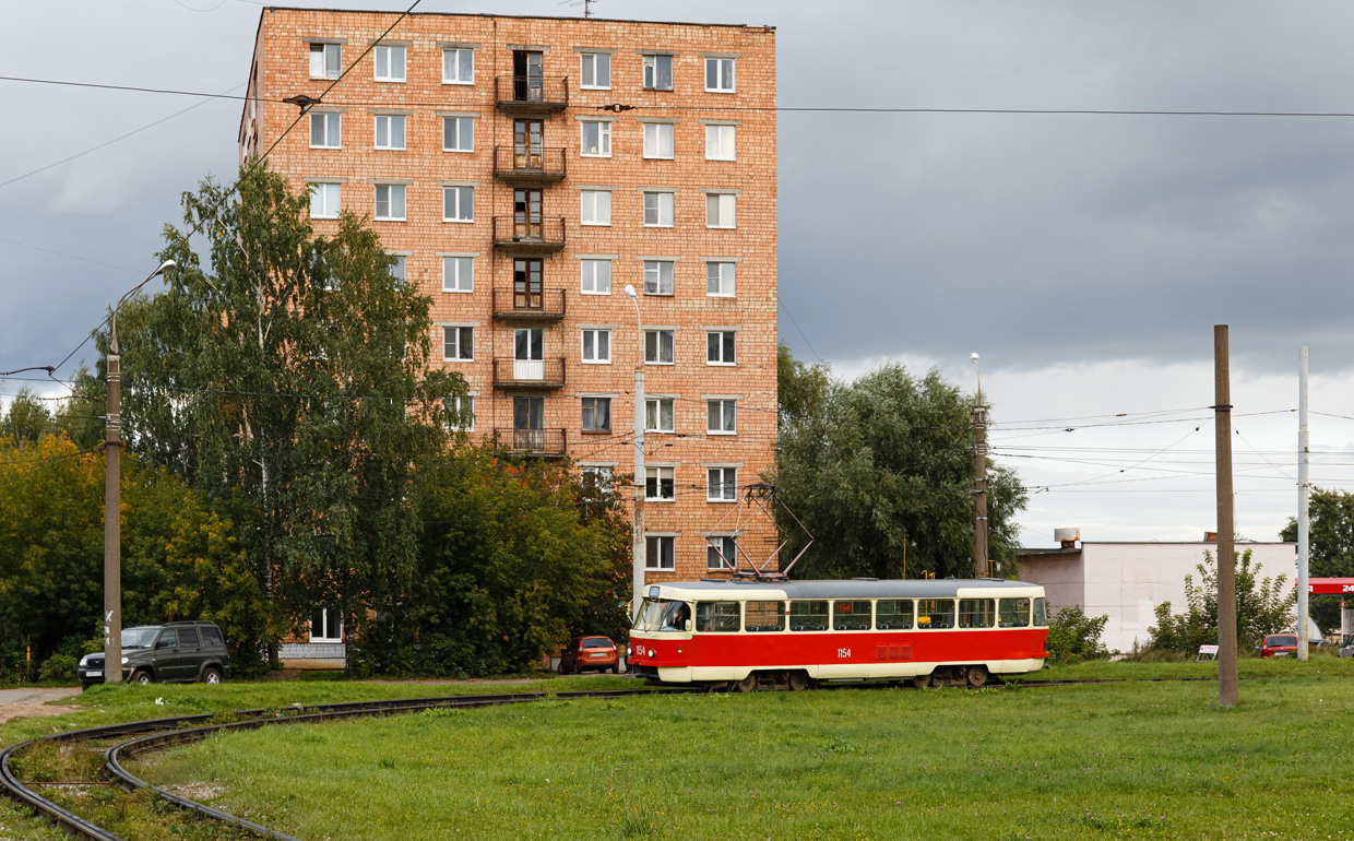 Ижевск, Tatra T3SU (двухдверная) № 1154