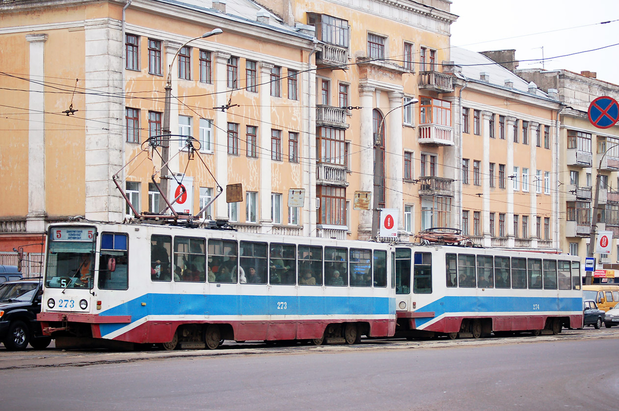 Тверь, 71-608К № 273; Тверь — Тверской трамвай в начале 2000-х гг. (2002 — 2006 гг.)