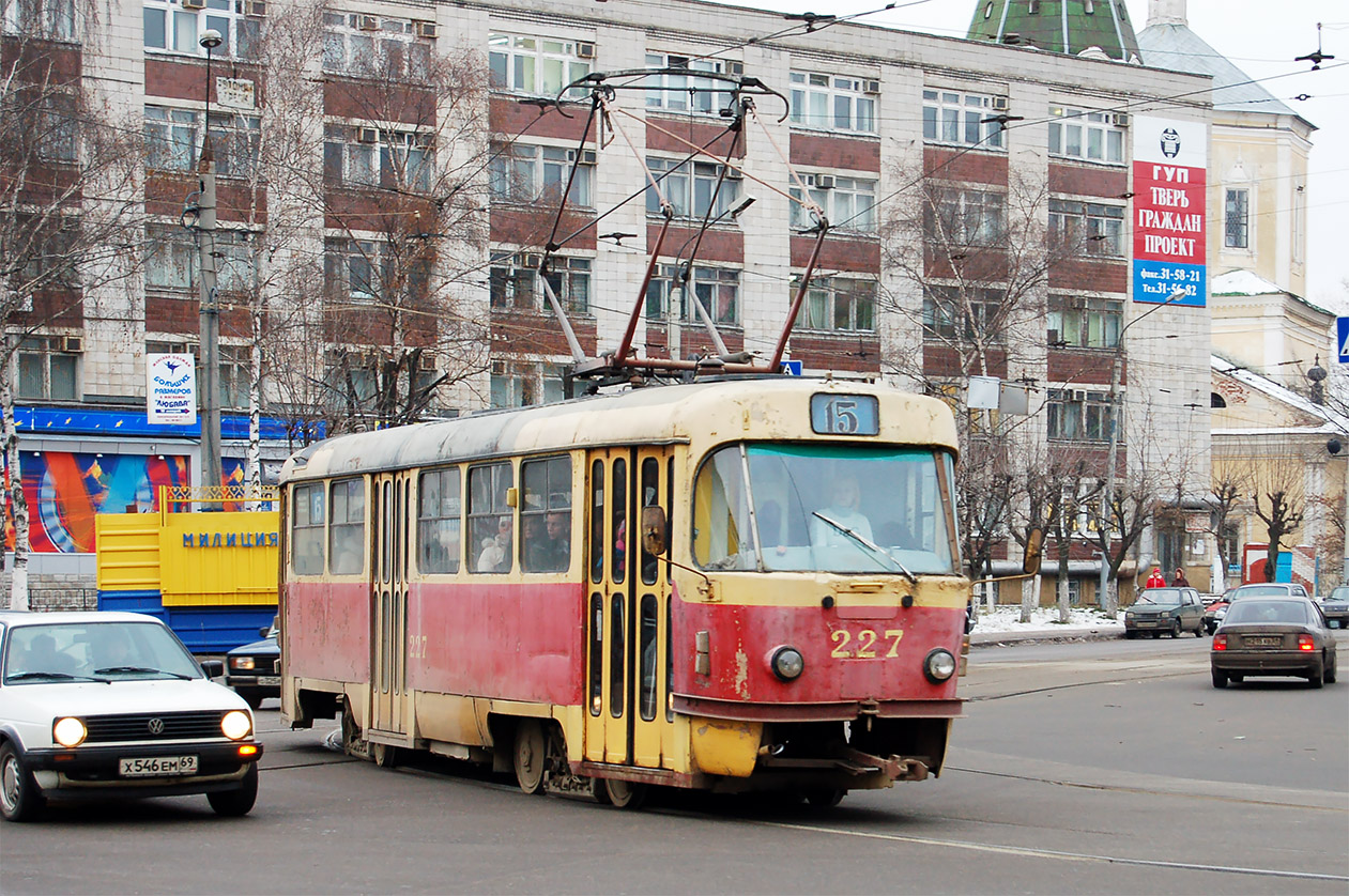Twer, Tatra T3SU Nr 227; Twer — Tver tramway in the early 2000s (2002 — 2006)