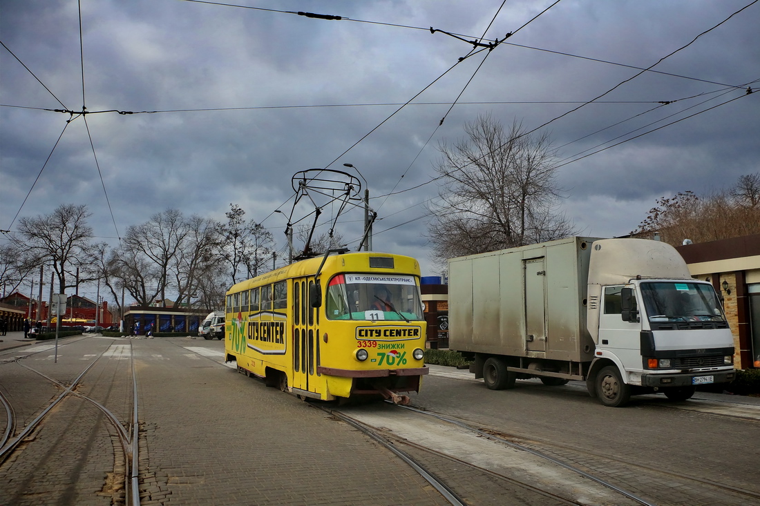 Одесса, Tatra T3SU (двухдверная) № 3339