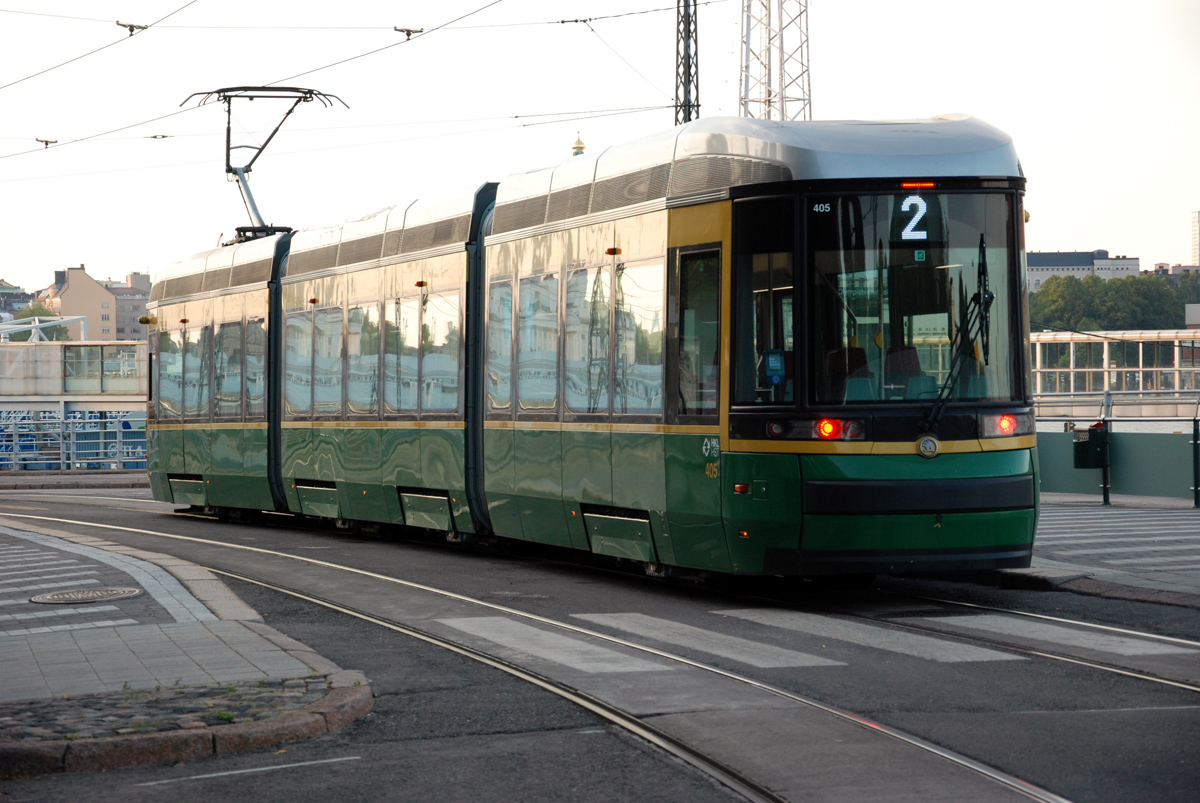 Хельсинки — Эспоо, Škoda ForCity Smart Artic MLNRV3 № 405
