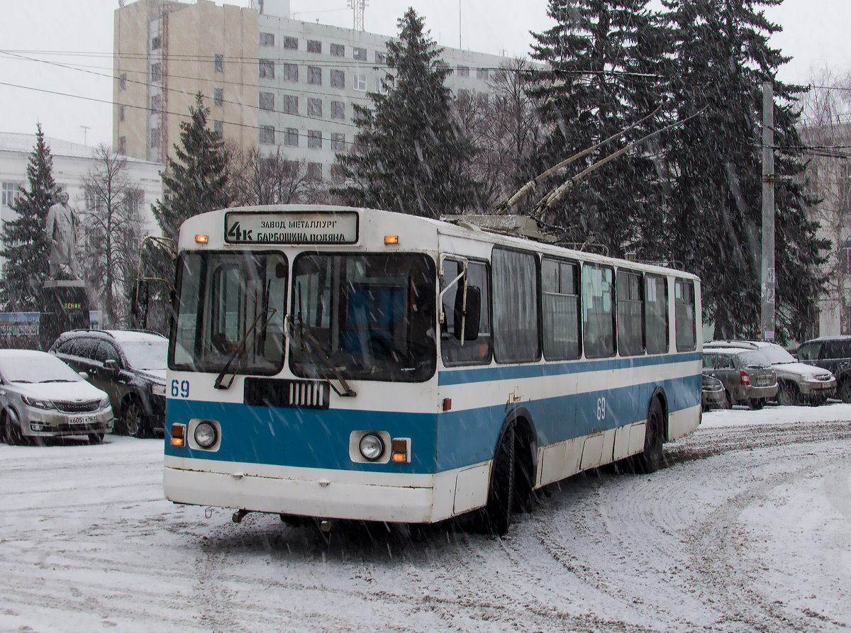 Самара, ЗиУ-682Г [Г00] № 69; Самара — Конечные станции и кольца (троллейбус)