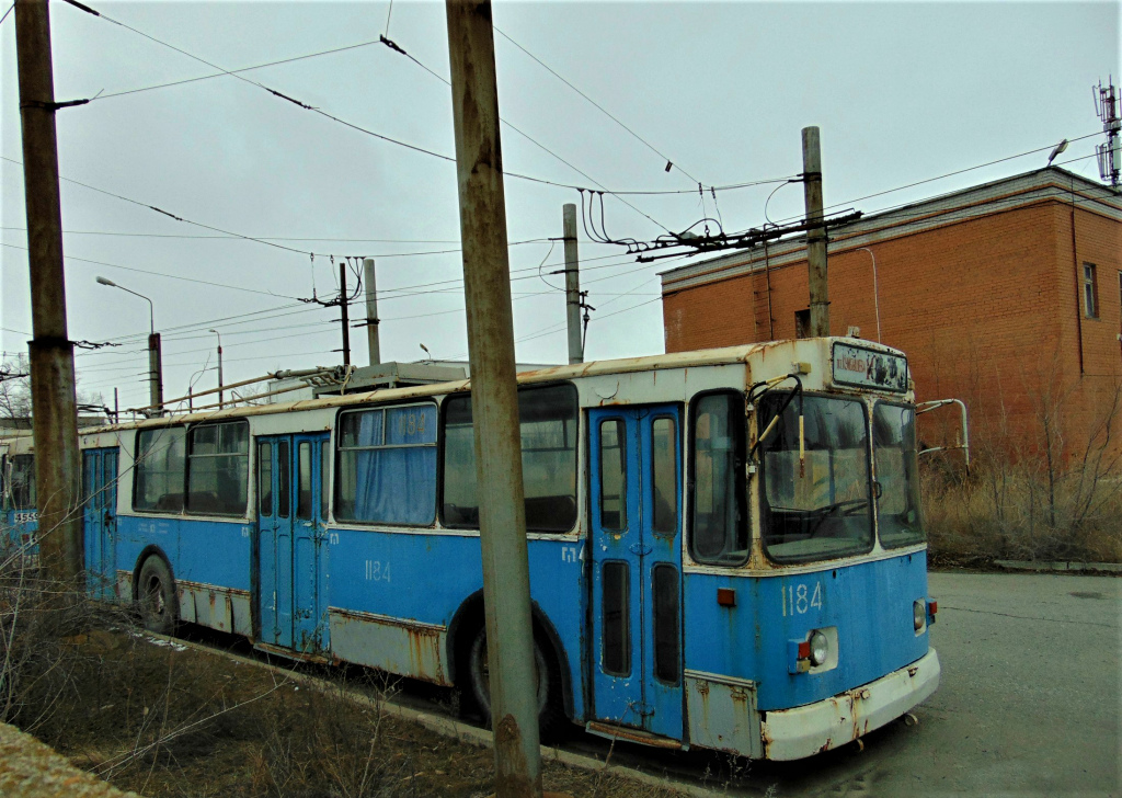 Волгоград, ЗиУ-682Г [Г00] № 1184; Волгоград — Депо: [6] Троллейбусное депо № 6