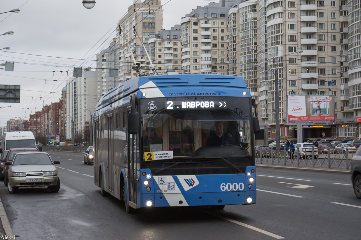 Санкт-Петербург, Тролза-5265.02 «Мегаполис» № 6000