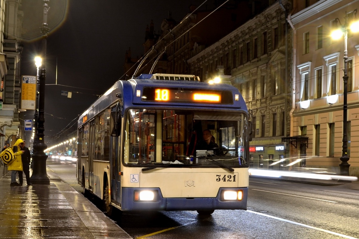 Санкт-Пецярбург, БКМ 321 № 3421 Санкт-Пецярбург, БКМ 321 № 3421