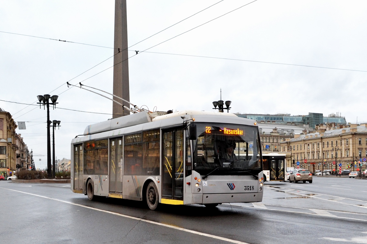 Санкт-Петербург, Тролза-5265.00 «Мегаполис» № 3518