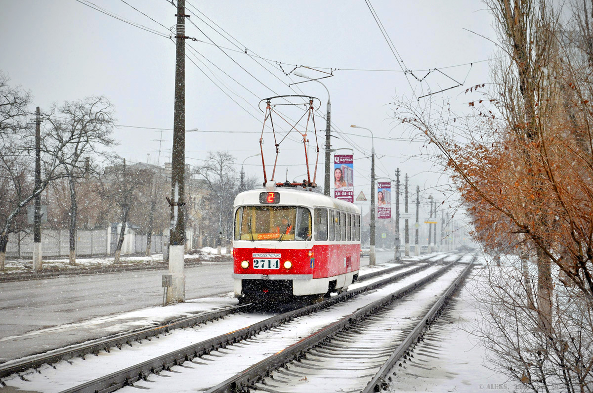 Волгоград, Tatra T3SU № 2714