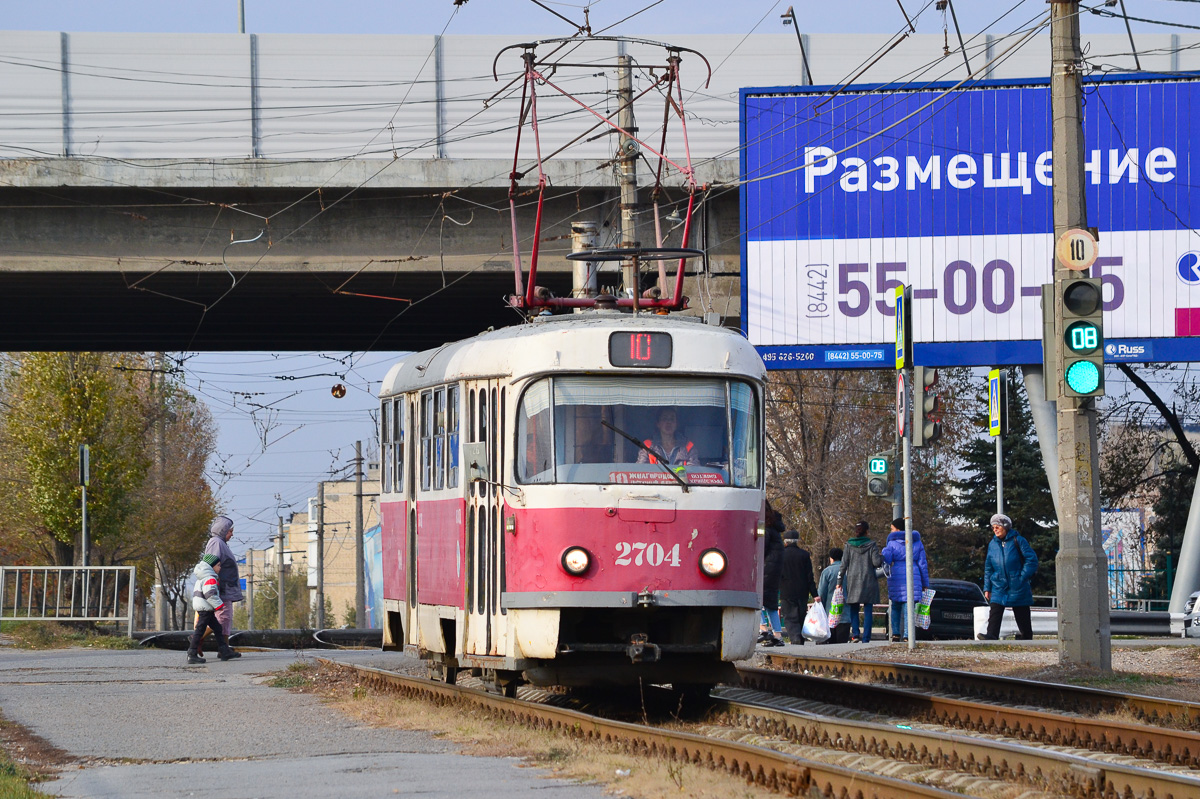 Volgograd, Tatra T3SU # 2704