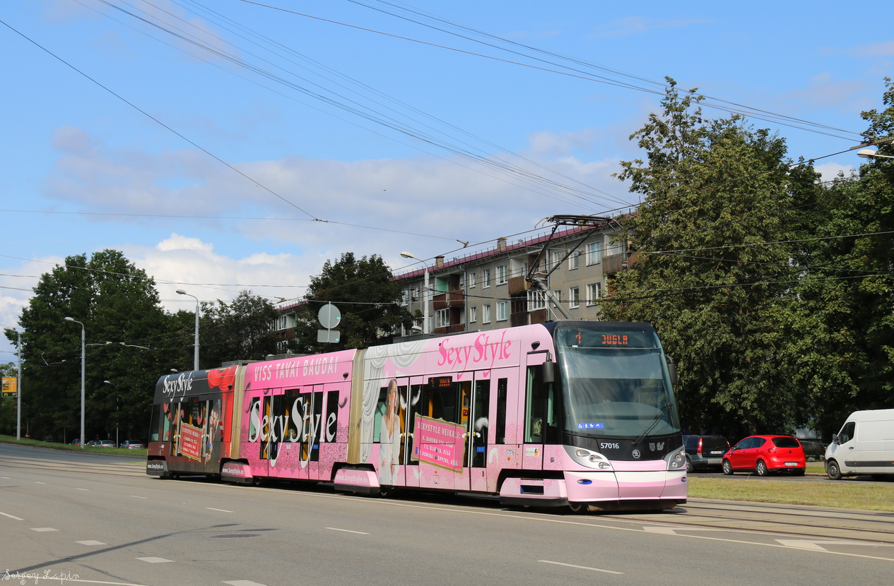 Рига, Škoda 15T ForCity Alfa Riga № 57016