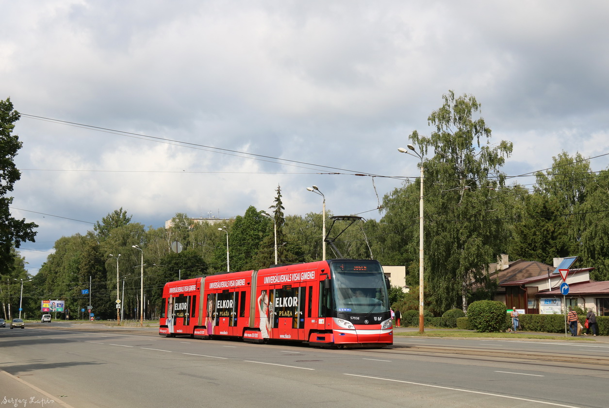 Рига, Škoda 15T ForCity Alfa Riga № 57038