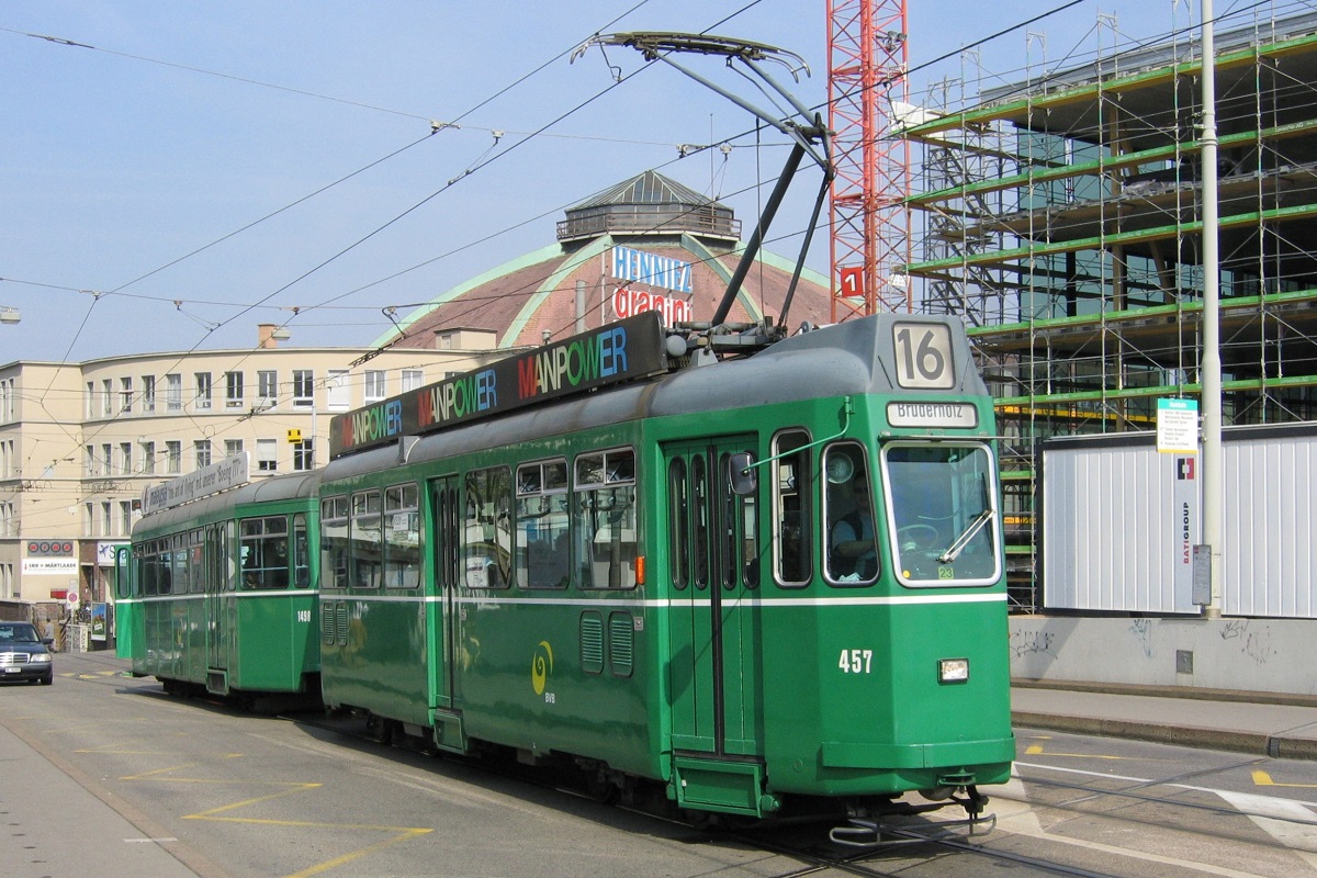 Базель, SWP/BBC Be 4/4 № 457