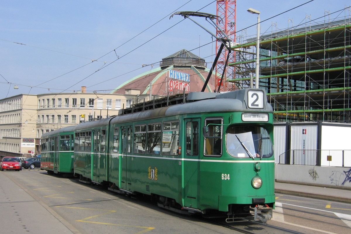 Базель, Duewag GT6 № 634 Базель, Duewag GT6 № 634