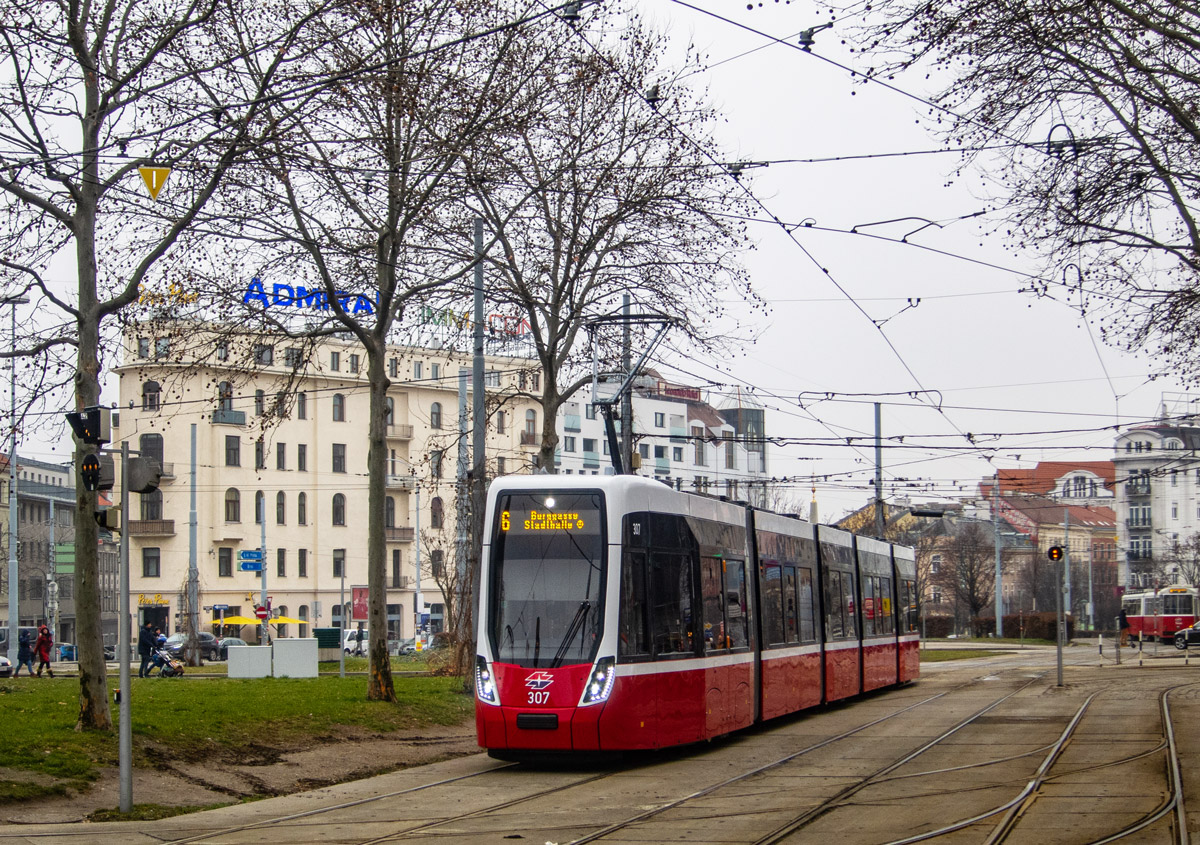Вена, Bombardier Flexity Wien (Type D) № 307 Вена, Bombardier Flexity Wien (Type D) № 307