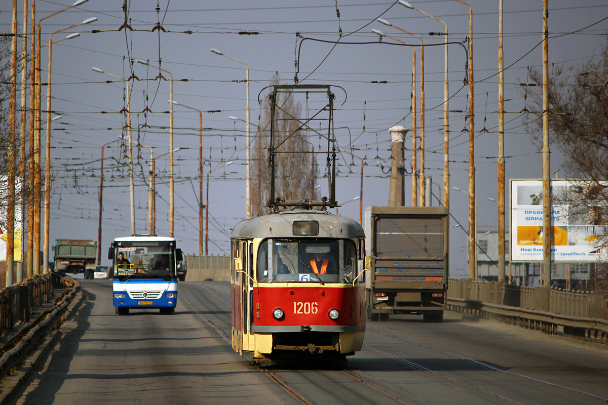 Днепр, Tatra T3SU № 1206
