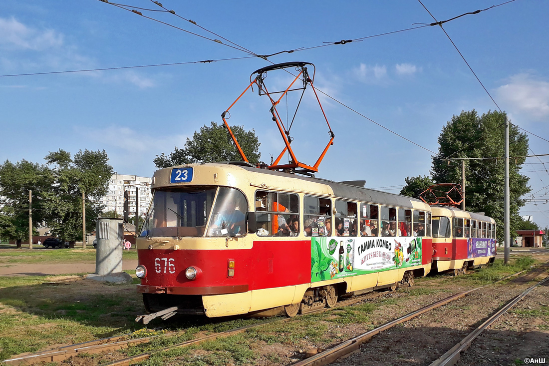 Харьков, Tatra T3SU № 676 Харьков, Tatra T3SU № 676