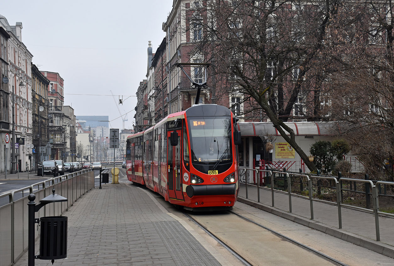 Metropolis GZM, Modertrans Moderus Beta MF 16 AC BD № 855