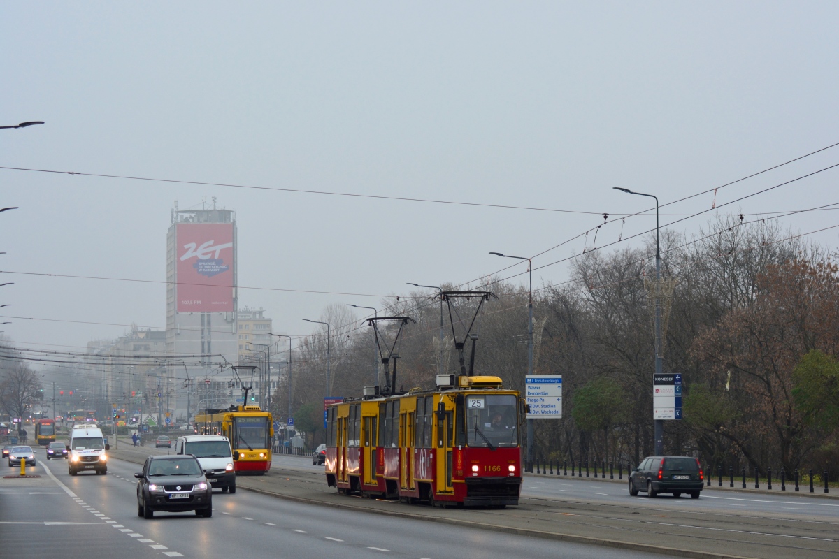 Варшава, Konstal 105Na № 1166