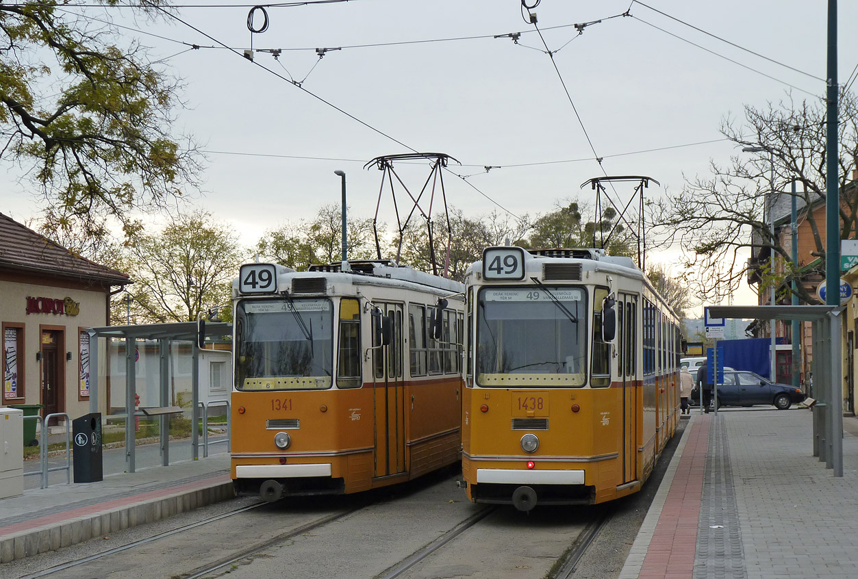 Будапешт, Ganz CSMG2 № 1341; Будапешт, Ganz CSMG2 № 1438