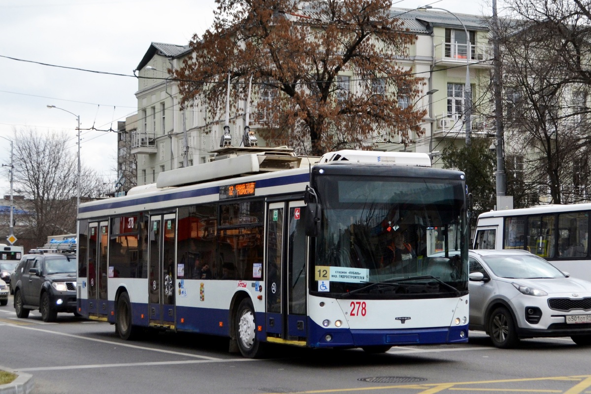 Краснодар, СВАРЗ-МАЗ-6275 № 278