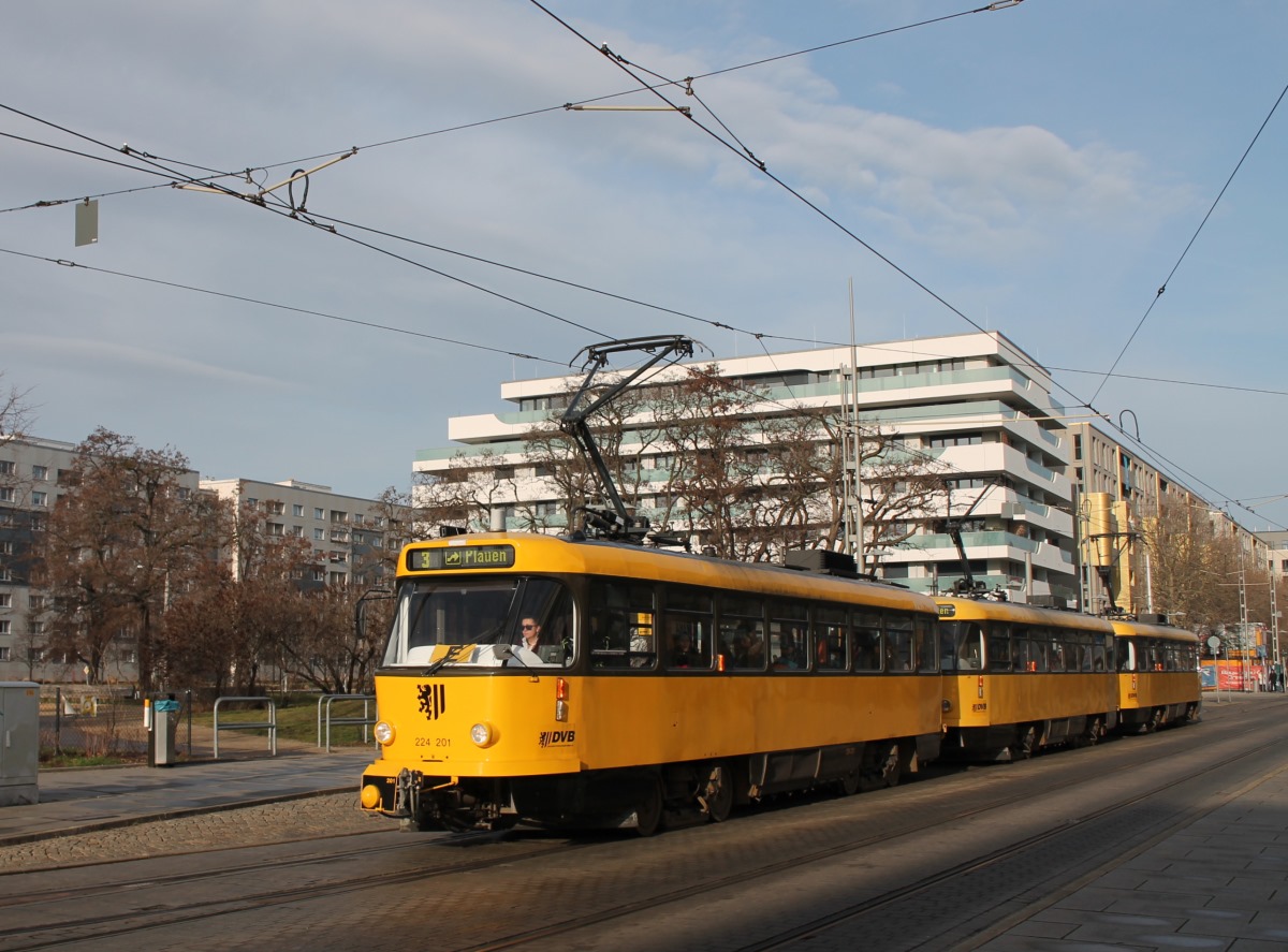 Dresden, Tatra T4D-MT Nr. 224 201