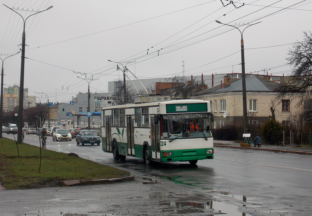 Луцк, MPK/Jelcz 120MT № 224