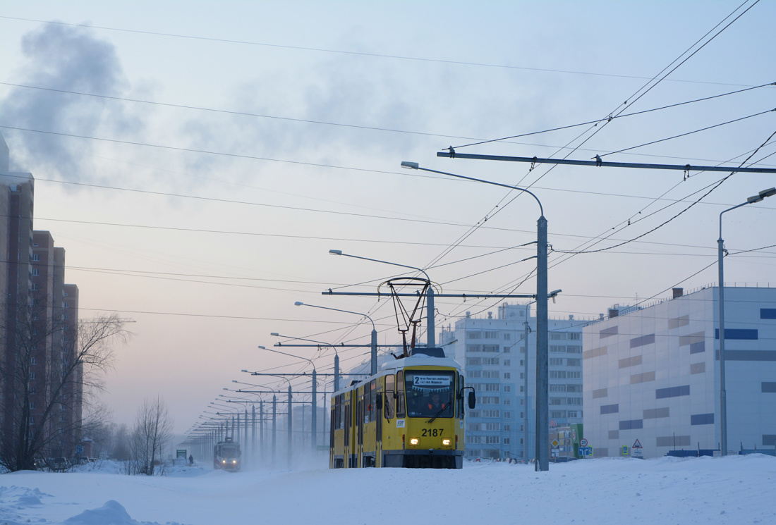 Новосибирск, Tatra KT4DM № 2187 Новосибирск, Tatra KT4DM № 2187
