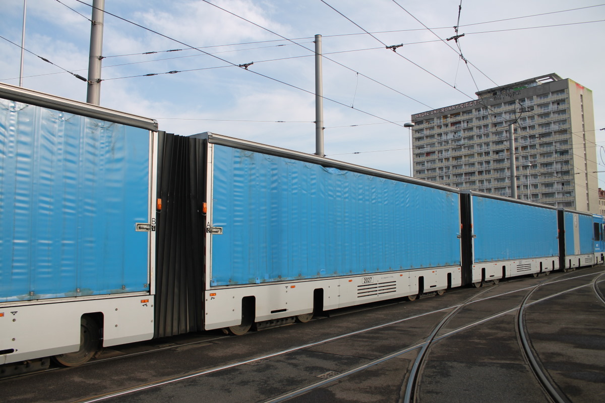 Dresden, CarGoTram trailer car č. 2027; Dresden — Freight tramway "CarGoTram" (2001 — 2020)
