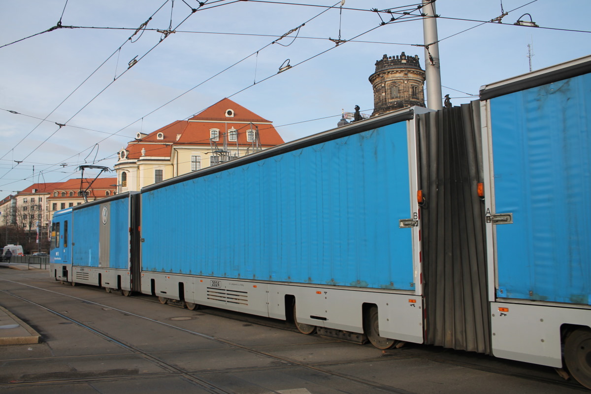 Дрезден, CarGoTram прицепной № 2024; Дрезден — Грузовой трамвай «CarGoTram» (2001 — 2020)