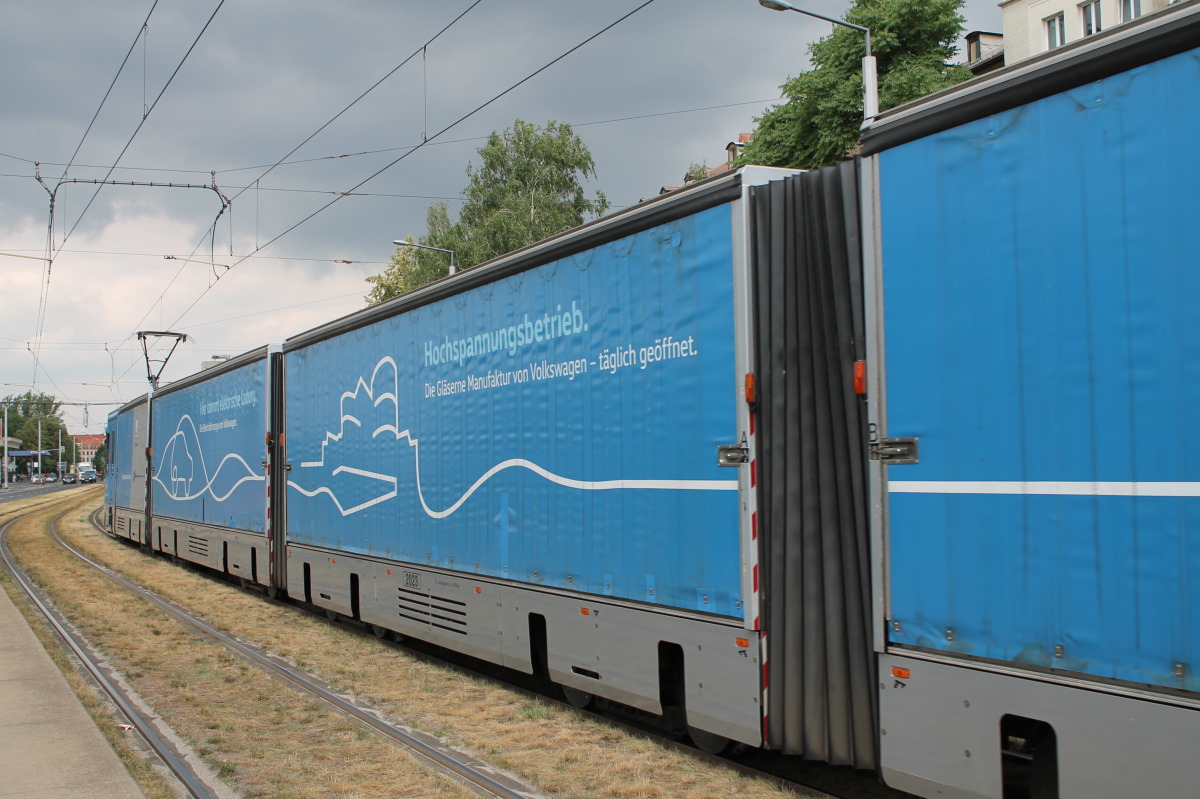 Дрезден, CarGoTram прицепной № 2023; Дрезден — Грузовой трамвай «CarGoTram» (2001 — 2020)