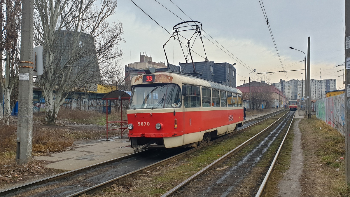Киев, Tatra T3SUCS № 5670