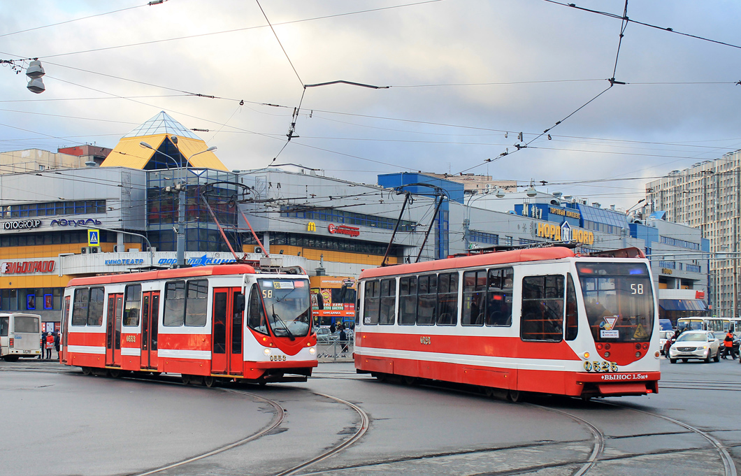 Санкт-Петербург, 71-134А (ЛМ-99АВН) № 0553; Санкт-Петербург, 71-134А (ЛМ-99АВН) № 0525