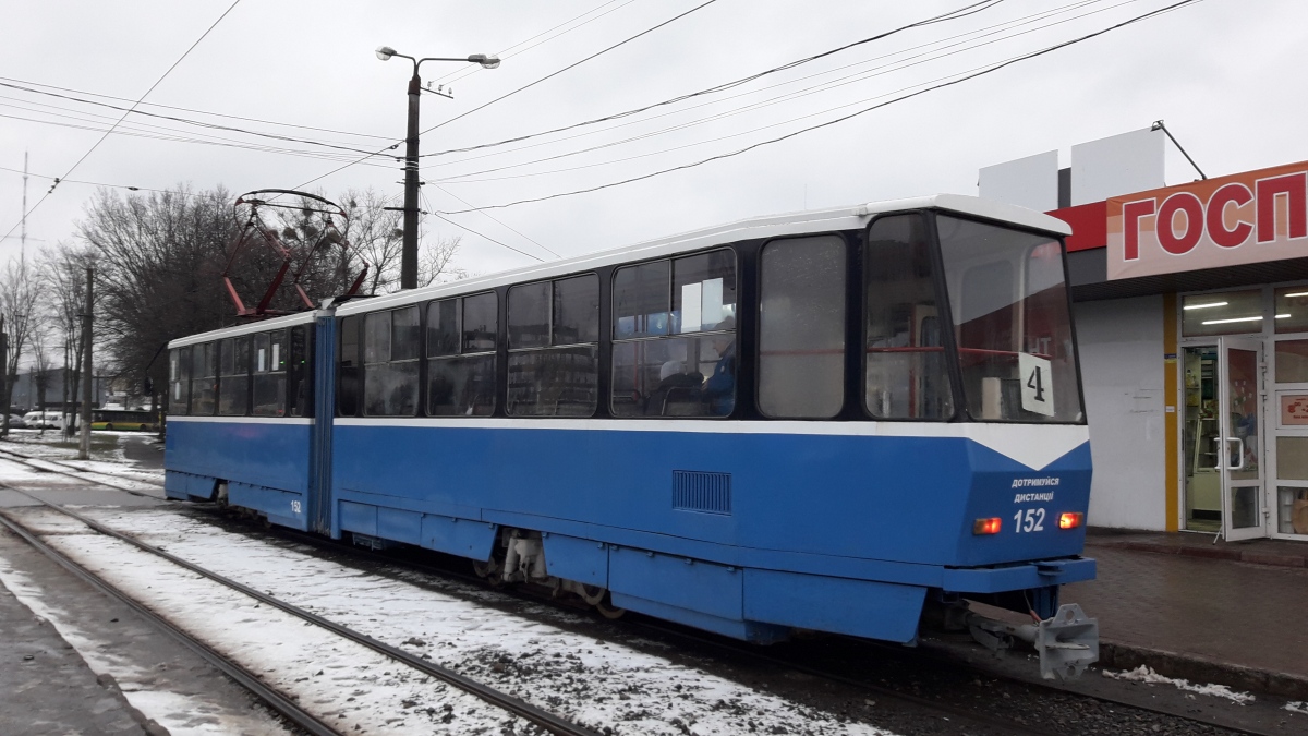 Винница, Tatra KT4SU № 152