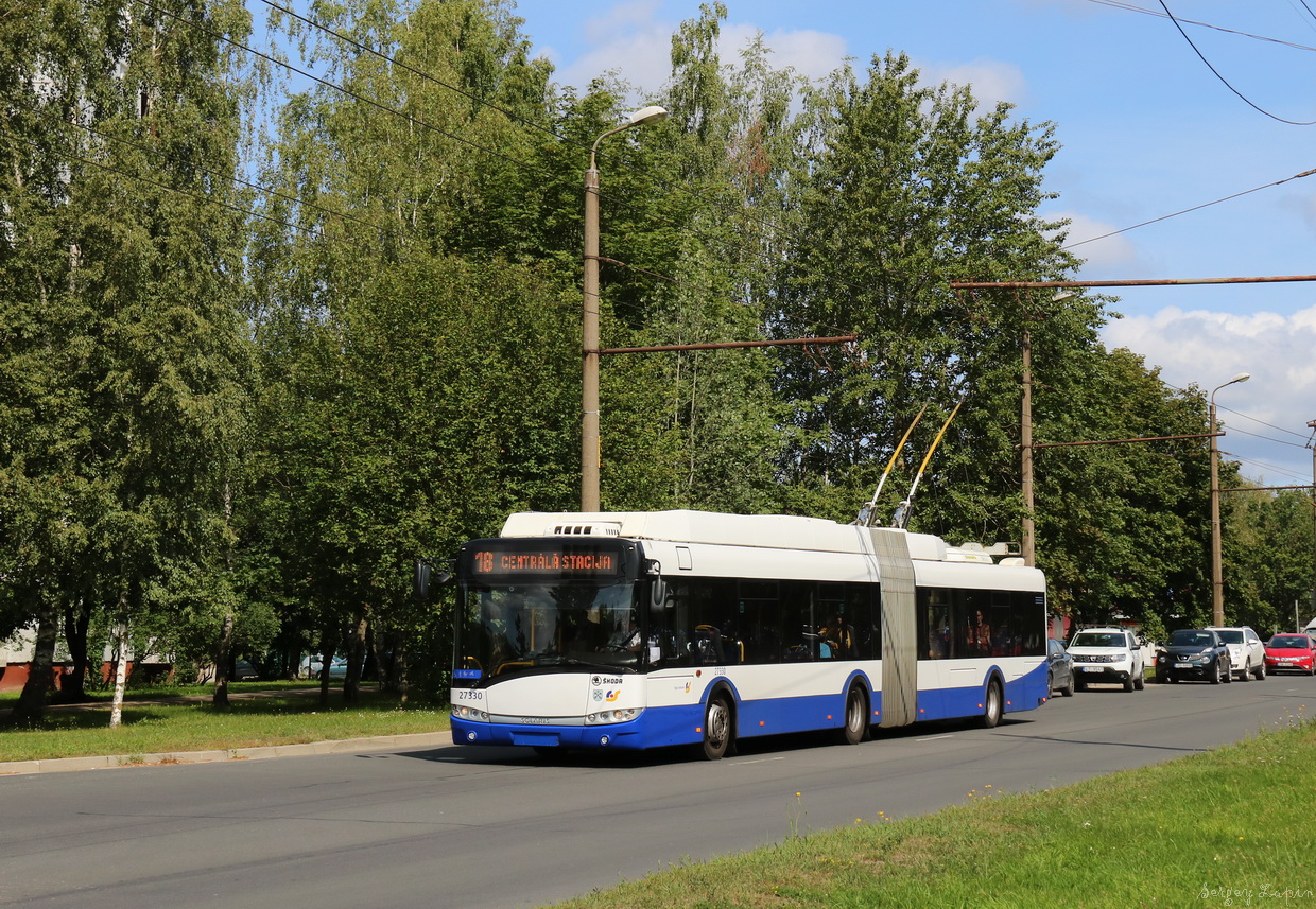 Рига, Škoda 27Tr Solaris III № 27330