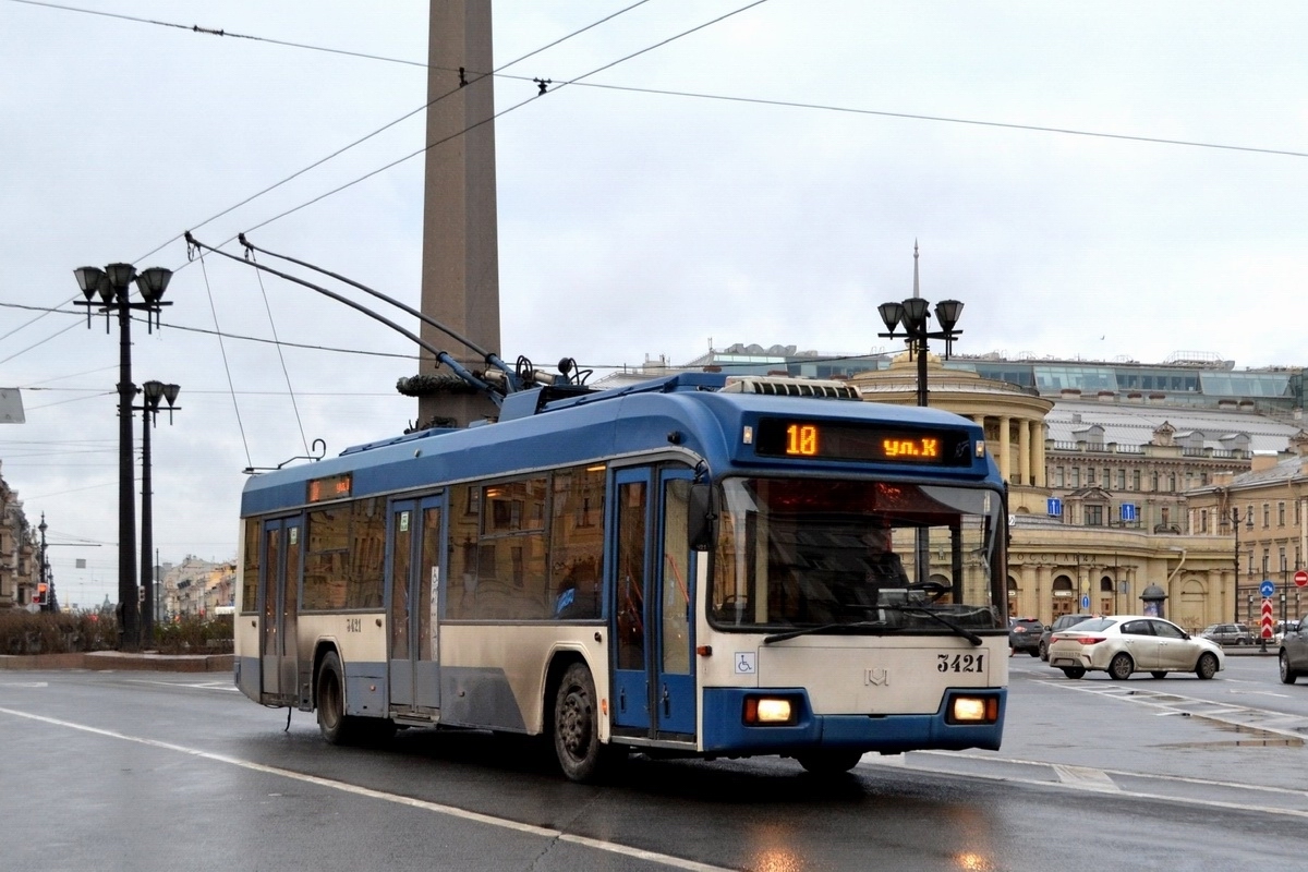 Санкт-Пецярбург, БКМ 321 № 3421 Санкт-Пецярбург, БКМ 321 № 3421