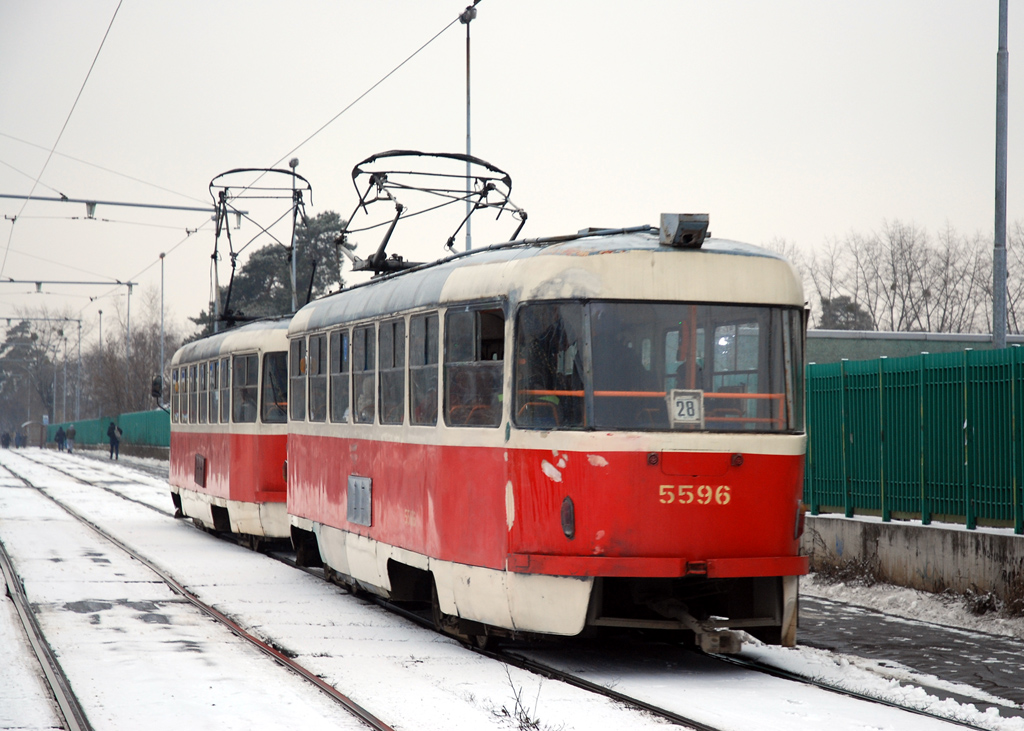 Киев, Tatra T3SU № 5596