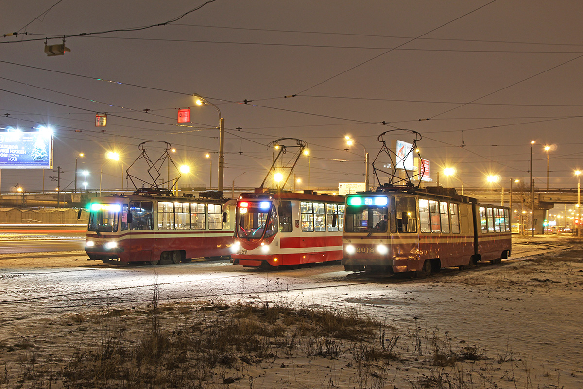 Санкт-Петербург, ЛВС-86К № 3018; Санкт-Петербург — Конечные станции и разворотные кольца
