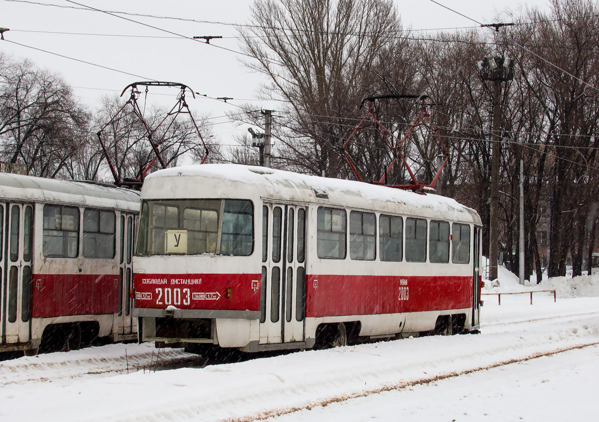 Самара, Tatra T3SU (двухдверная) № 2003