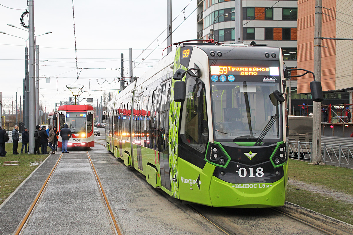 Санкт-Петербург, Stadler B85600M № 018