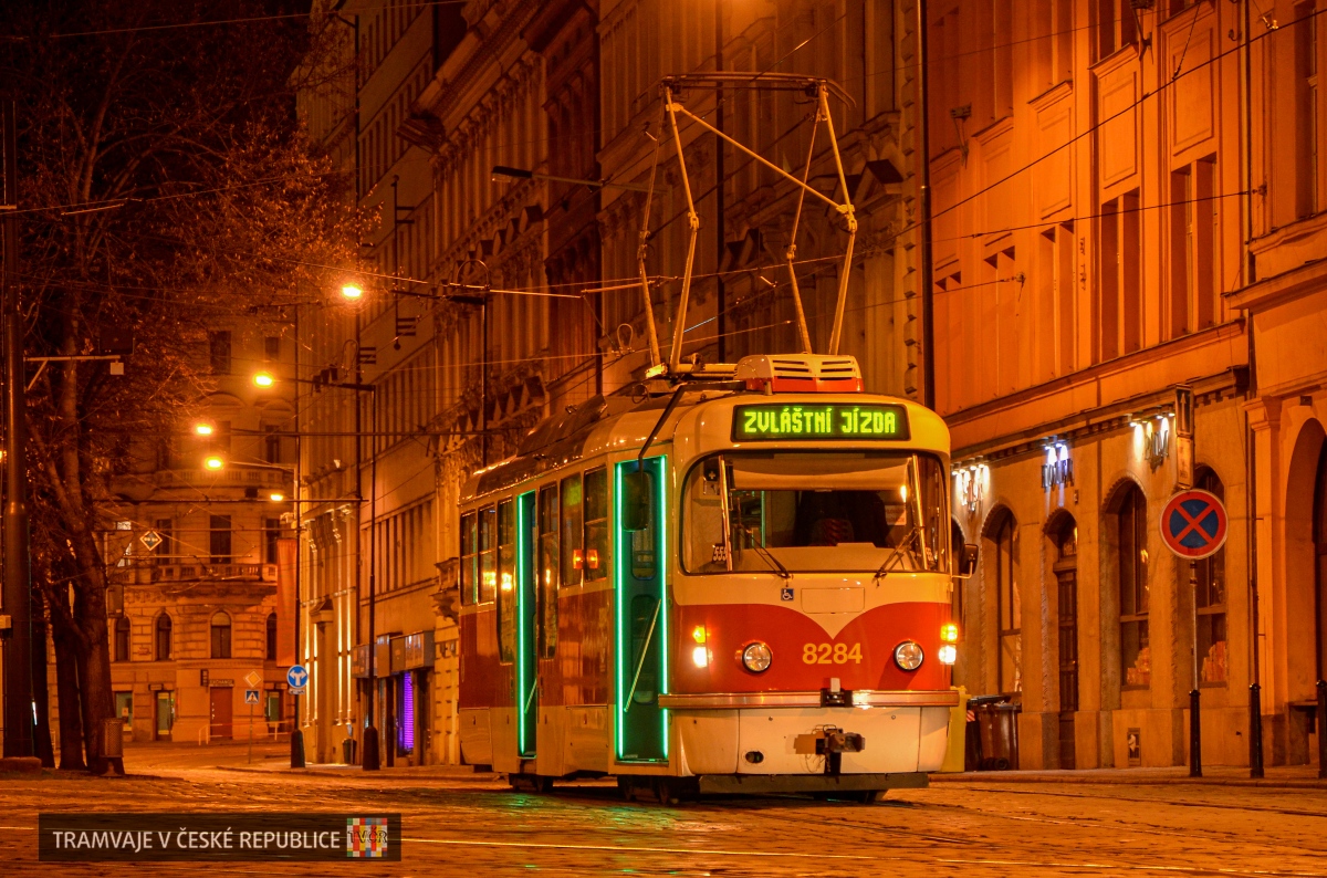Прага, Tatra T3R.PLF № 8284