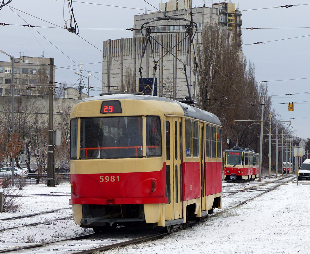 Киев, Tatra T3P № 5981