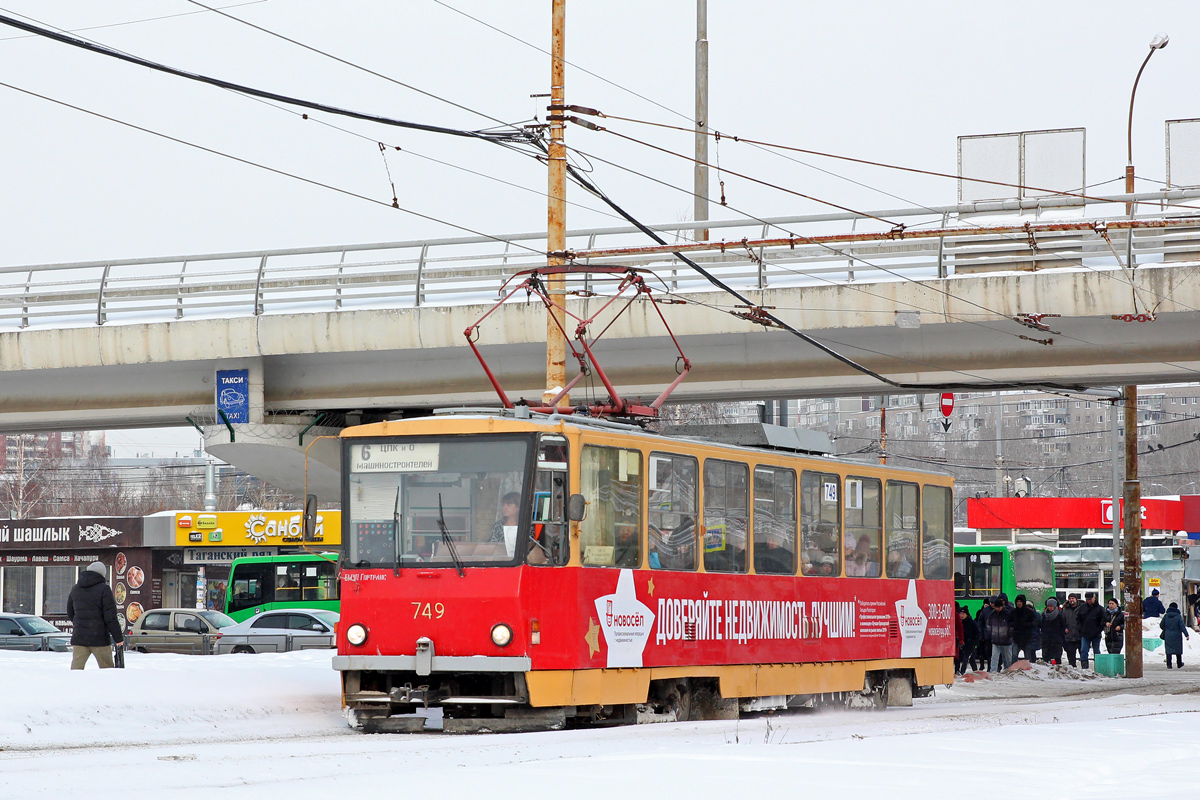 Екатеринбург, Tatra T6B5SU № 749