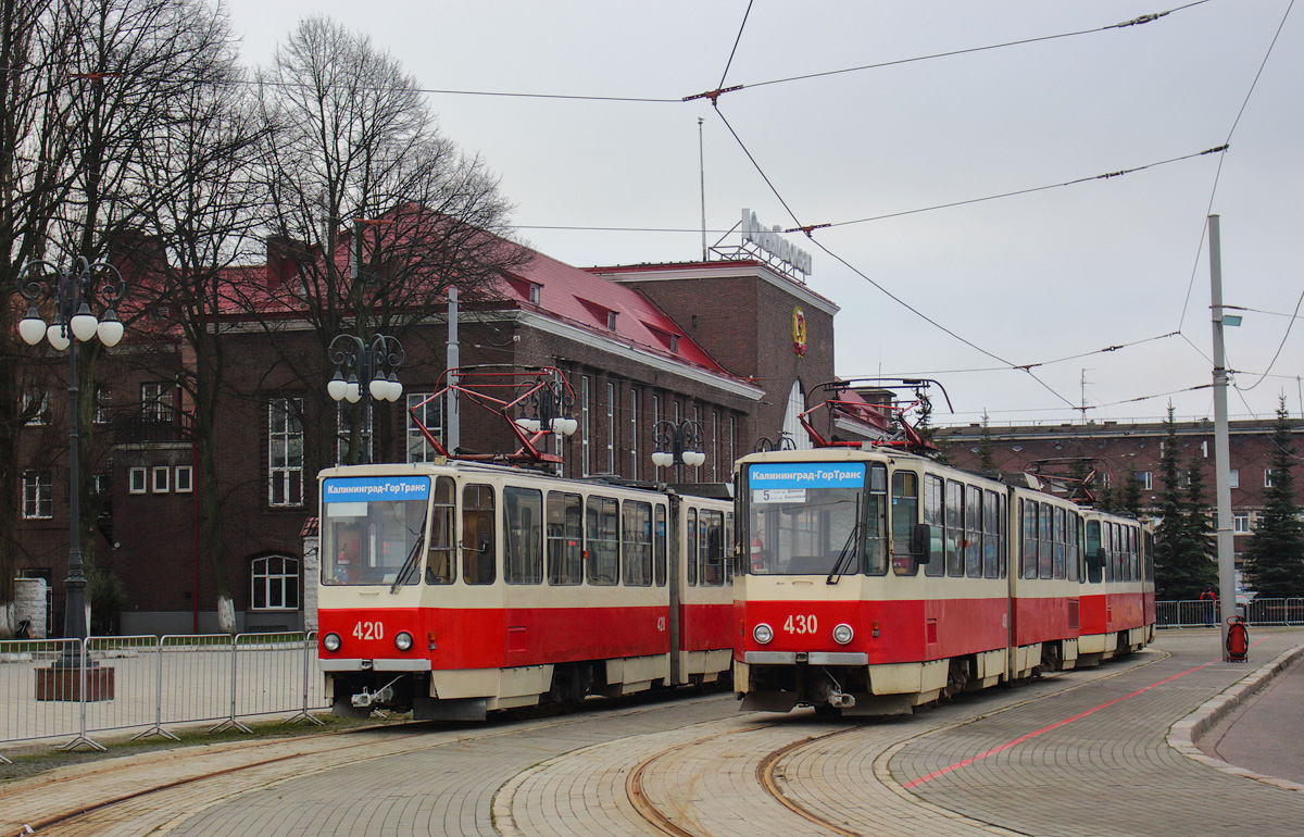 Калининград, Tatra KT4SU № 420; Калининград, Tatra KT4SU № 430