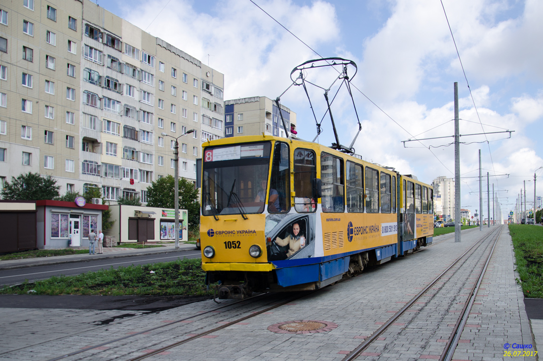 Львов, Tatra KT4SU № 1052