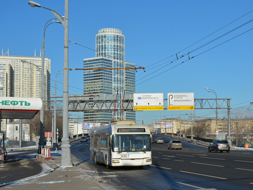 Москва, СВАРЗ-6235.01 (БКМ 32100М) № 3887